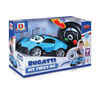 BB Junior RC - Bugatti Divo z lučmi in zvoki, daljinski upravljalnik volan, modra, 2,4 Ghz