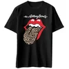 The Rolling Stones Leopard Print Tongue Black M Majica