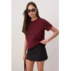 Trendyol Milla Ženska majica TWOSS26TS00064, Bordo