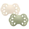 BIBS - Simetrična duda Infinity, silikon - Ivory/Sage (6-36m)