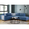 Atelier del Sofa Ugaona garnitura na razvlačenje Loft, 230 x 285 cm, Plava