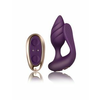 Analni vibrator za pare Rocks-Off Cocktail vijoličen