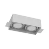 Brosline 3271 - Ugradna plafonska svetiljka CAGE 2xGU10/18W/230V bela