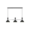 LARRY VISILICA 3L BLACK/CHROME E27