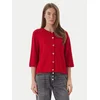 ONLY Pletena jopica Maisie 15364920 Rdeča Regular Fit