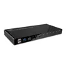Lindy 39313 USB HDMI KVM stikalo 4K@60Hz kovinsko črno