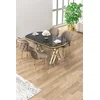 Hanah Home Trpezarijski set, 5 komada, Bež