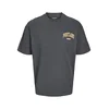 JACK & JONES Majica Bradley grafit/oranžna/bela