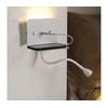 ONLI - LED fleksibilna lampica sa policom i USB punjenjem PLAK LED/5W/230V bela
