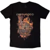 Disturbed Majica Burning Belief Unisex Black M