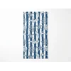 Hitrosušeča plažna brisača NAUVIA modro-bela 70 x 140 cm, 100% mikrotkanina