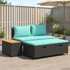 Set vanjskih sofa 4 -Seater 4 pcs 55 x 30 x 39 cm
