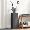 Stalak za kišobran s pohranom Crna 15,5 x 15,5 x 49 cm Metal