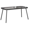 Kava Stol Crna 90 x 45 x 43 cm poliratan