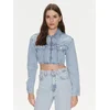 Tommy Jeans Prehodna jakna, modra