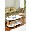 Hanah Home Set stočića za kafu, 2 komada, Bež