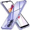 Silikonska futrola s ojačanim rubovima za Xiaomi Redmi 12C/Redmi 11A - Prozirna KP29969