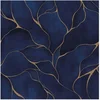 Papirnati prtički MARBLE Temno modri rojstnodnevni poročni 33x33cm 20 kosov.