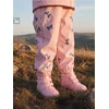 Sinsay - Barefoot gležnjače sa kožnim uloškom - pastelno roze
