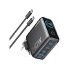 Anker Zidni brzi punjač, 140 W, GaN , 4-porta, Tamnosivi