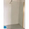 LINNI Tuš paravan walk-in Elegance Gold, Providno staklo 8mm, Zlatni profil, 80x200cm
