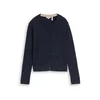 TOM TAILOR Pletena jopa temno modra
