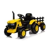 Premium Stil Dečiji Traktor na akumulator, Sa Prikolicom, Žuti