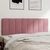 Jastuk za uzglavlje Hanko ružičasti 160 cm baršunasti