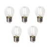 Komplet 5 E27 zatemnitvenih LED žarnic P45 prozorno steklo 3W 250 lm 3000K