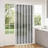 Zavjesa protiv insekata Chenille Siva i crna 100 x 220 cm