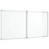 Vidaxl Magnetna tabla zložljiva 120x60x1,7 cm aluminij