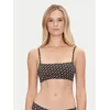BOSS Gornji del bikini Bb Monogram 50535267 Črna Regular Fit
