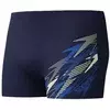 Speedo medley logo aquashort navy/yellow s - uk32