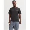 JACK & JONES Majica JORURBAN črna / bela