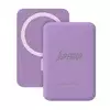 Superior Power Bank MagSafe 15W Wireless 5000mAh, Ljubičasti