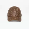New Era New York Yankees Womens MLB Worn PU 9TWENTY Adjustable Cap Dark Brown Universal