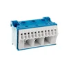 63A QC modra priključna letev 14 priključkov 33x60x34mm KN14N