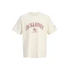 JACK & JONES Majica JORFREDERIKSBERG češnjevo rdeča/volneno bela
