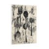 Canvas Slika na platnu Kuhinja 60x90cm, Sa ramom, Beli