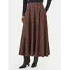 MAX&Co. Trapezno krilo Micio 2626106063200 Rjava Regular Fit