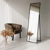 Hanah Home Podno ogledalo Cool Ayna Metal, 170x50cm, Crno