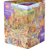 HEYE Puzzle Triangle Francois Ruyers Cartoon Bunny Battles 29920,1000 delova