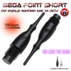 Plastične pikado konice BULLS Mega Short 6mm - 2BA (100 kom)