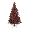 Dekordom Novogodišnja jelka burgundy flock - 210cm ( 044062 )