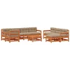Set lounge namještaja za vrt 10 pcs Voštanosmeđa
