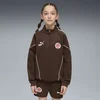 Puma FC St. Pauli KING Anthem Jacket Youth, Brown, Size 5-6Y, Clothing