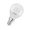 OSRAM LED Classic Star, kapljica, mat, E14, 4,9 W, 2.700 K - bela mat barva - Plastika