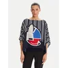 Joseph Ribkoff Bluza 251180 Mornarsko modra Relaxed Fit