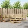 Set vanjskih sofa 5 pcs Bijela i bež 79 x 79 x 37 cm