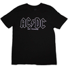 AC/DC Majica Logo History Black M